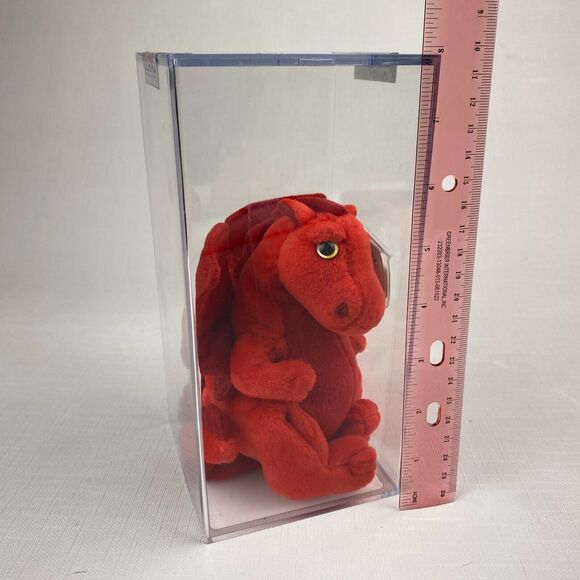 Ty Beanie Baby Y DDRAIG GOCH Red Dragon UK EXCLUSIVE! MWMT Beckys TRUE BLUE Auth - Picture 5 of 13